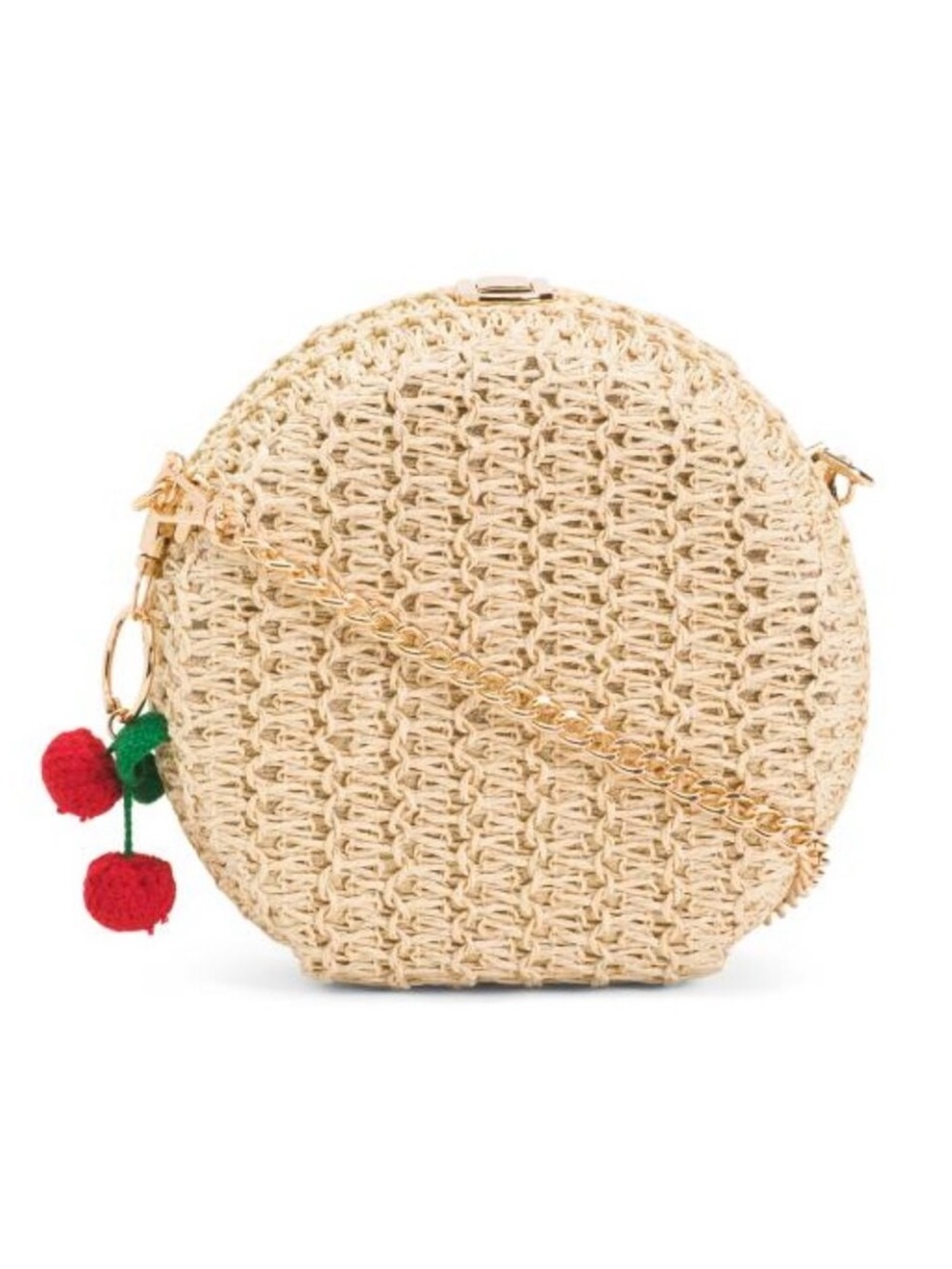 ALESSIA BIANCHI Macrame Circle With Cherry Charm